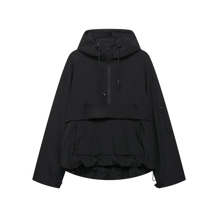 Harper | Sudadera con Capucha para Mujer, Anorak Acolchado con Media Cremallera