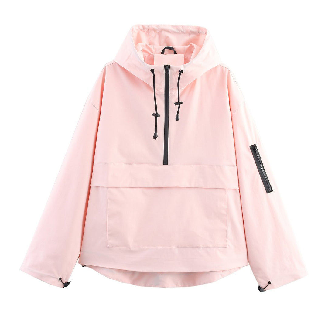 Harper | Sudadera con Capucha para Mujer, Anorak Acolchado con Media Cremallera