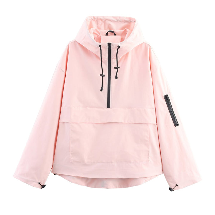 Harper | Sudadera con Capucha para Mujer, Anorak Acolchado con Media Cremallera